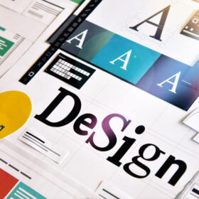 example of graphic design in fonts and styles