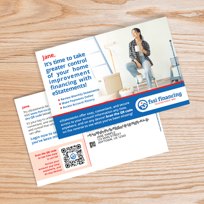 Image: examples of direct mail postcards with vdp